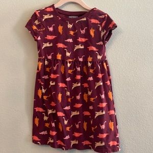 Maroon Dinosaur Dress from Old Navy